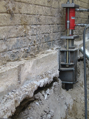 Commercial Push Pier Installation in Riverview