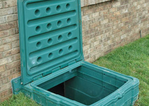 lockable crawl space access door installed in Fredericton