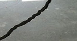 Cracks in floor