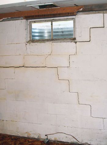severe bowing and buckling of foundation walls in Summerside