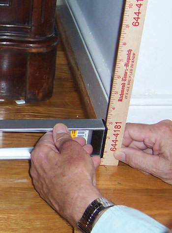sinking, uneven floors above a sagging crawl space in Oromocto