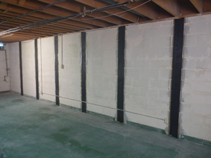 Stabilize you foundation walls With Carbon Armour Lock System