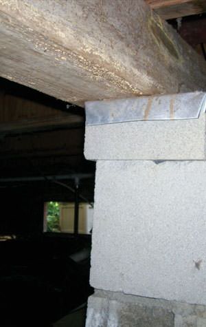 foundation wall cracks due to street creep in Grand-barachois
