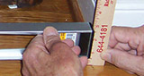 Uneven or sloping floor