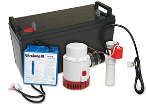 a battery backup sump pump system in Lower Sackville