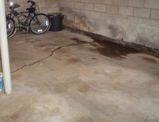 basement floor crack repair system in Nova Scotia & New Brunswick
